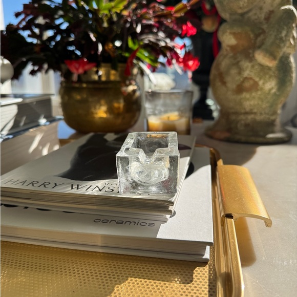 Vintage Murano Italian Art Glass Ashtray Mid-Century Modern - Signed Italy - Picture 9 of 11